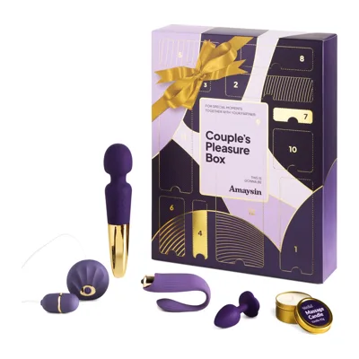 Amaysin Couple's Pleasure Box i översikten över sexjulkalendrar och adventsboxar (produktfoto från Sinful)
